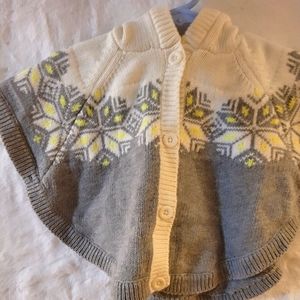 Gymboree Baby girl sweater Poncho